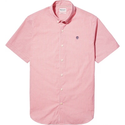 Timberland Мъжка риза Suncook River Micro-gingham Shirt For Men In Pink - XXL (TB0A2DBEBG3)