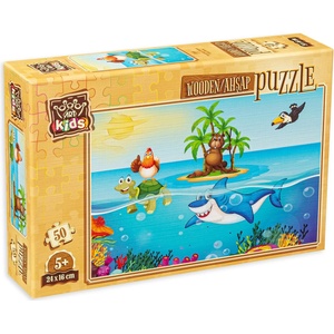 Art Puzzle Дървен пъзел Art Puzzle от 50 части - Време за ваканция (5889) - baby