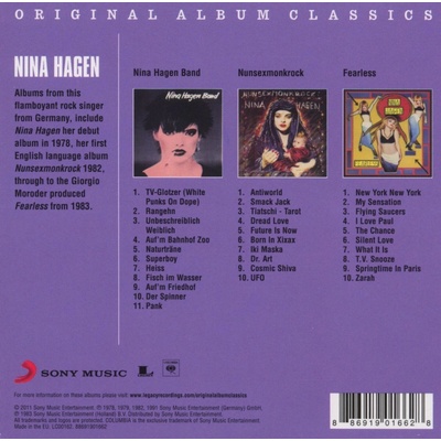 Hagen Nina ♫ Original Album Classics CD