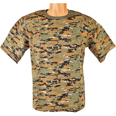 Tričko maskáčové DIGITAL khaki