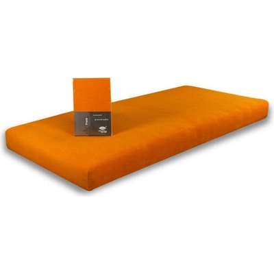 LeRoy Prostěradlo Jersey oranžové s elastanem napínací 70x140