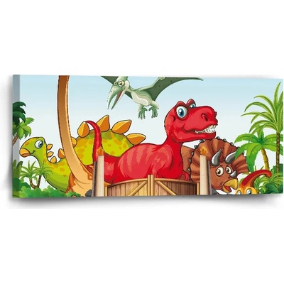 Sablio Obraz Dinosauri 4 - 110x50 cm