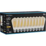 Mexen Vintis 10x LED филаментна крушка E27, ST64, 10W, Топла - 2200K, 910 lm, кехлибар (L152-E27-1022-50x10)