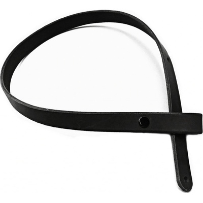 MMboutique Kožené ucho 80 cm černé