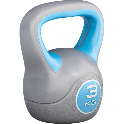 Gorilla Sports Kettlebell vinylová, 3 kg