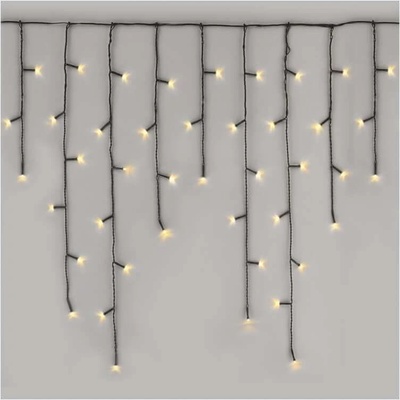 EMOS Lighting D4CW01 LED vianočné cencúle 3,6 m vonkajšie aj vnútorné teplá biela programy