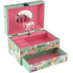 Teddies Игрална кутия за бижута Еднорог навиваща се (00861299)