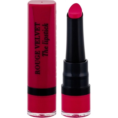 Bourjois Paris Rouge Velvet The Lipstick matná rtěnka 09 Fuchsia Botté 2,4 g