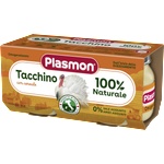 Plasmon Пюре Пуешко месо, 6+ м, 2х80г - topcho-online