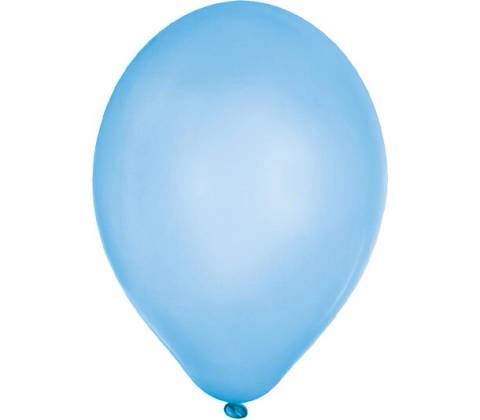 LUKY Balón Solid 25 cm světle modrý