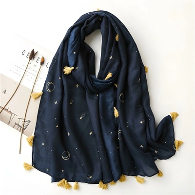 Šatka Ethnic modrá KP12090