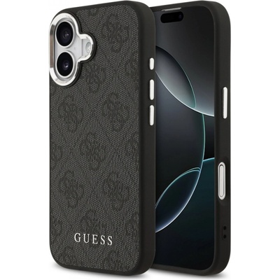 GUESS Гръб Guess 4G MagSafe Case за iPhone 17 - Черен
