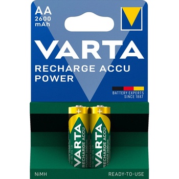 VARTA Презареждане Accu Power AA 2600mAh, 2бр акумулаторна батерия (5716101402)