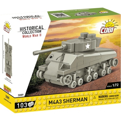 COBI 3089 Mini tank Typ Sherman M4A1 1:72