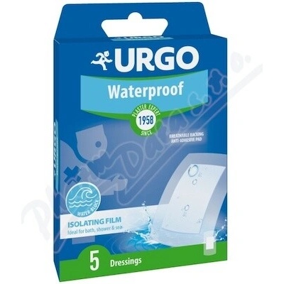 URGO WATERPROOF Vodoodolná 10 x 6 cm 5 ks NOVÁ