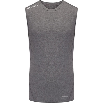 Sondico Мъжки потник Sondico Base Crew Vest Mens - Grey Marl