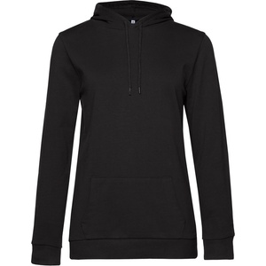 B&C Collection B&C #HOODIE WOMEN / Дамски суичър с качулка - черен XL (01W04Wu3304)