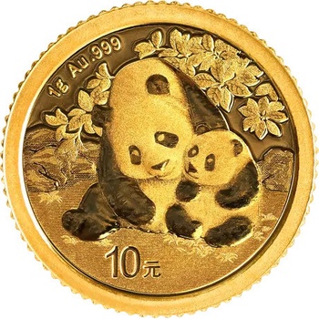 China Mint Zlatá minca Panda 1 g