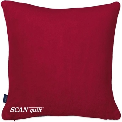 SCANquilt pléd Coral set s povlakem červená střední 150x200
