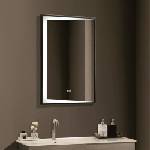Inter Ceramic Огледало с осветление и антизапотяване Inter Ceramic, правоъгълно, 60x90 см, с черна рамка (1817)