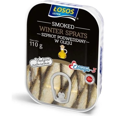 Losos Uzené šproty v oleji 110 g