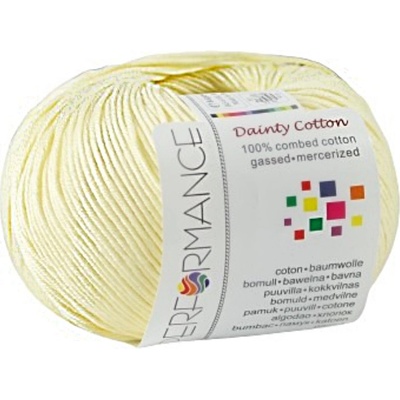 Bavlněná příze Dainty Cotton 176 - Sv. žlutá