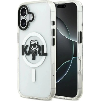 KARL LAGERFELD IML Karl Sketch Logo MagSafe Case за iPhone 17 - прозрачен (3666339504557)