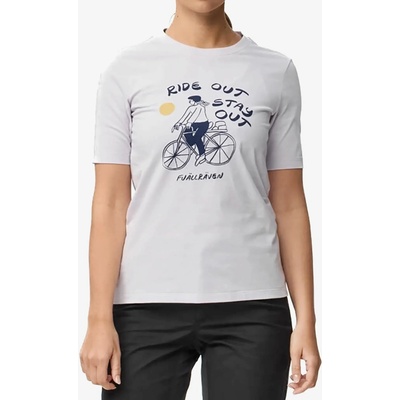 Bavlnené tričko dámske Fjallraven Hoja Ivag T shirt lavender mist