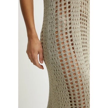 LIU JO Рокля Liu Jo в бежово дълга с кройка по тялото VA5181. MA70D (VA5181.MA70D)