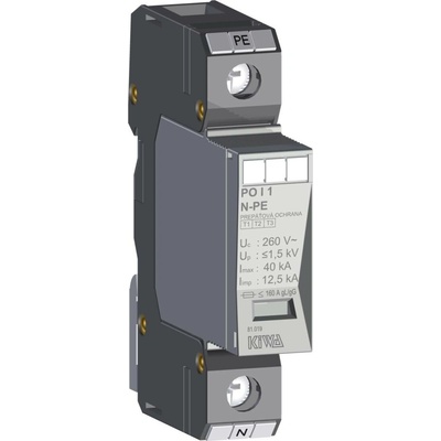 KIWA Svodič PO I 1 N-PE 260V/12,5kA