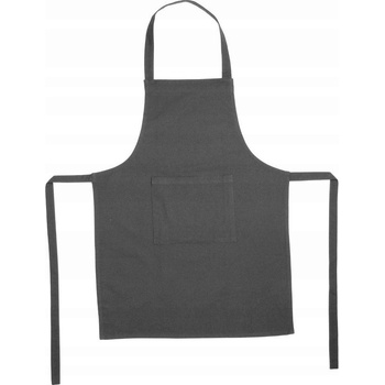 Atmosphera Bavlněná zástěra s kapsou v tmavě šedé