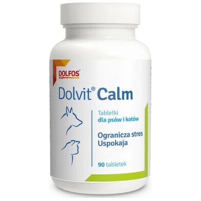 DOLFOS Dolvit Calm 90 tabl. doplněk stravy na stres pro psy a kočky