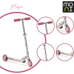Moni Детска сгъваема тротинетка Moni - Magic, Розова (102248) Тротинетка, скутер