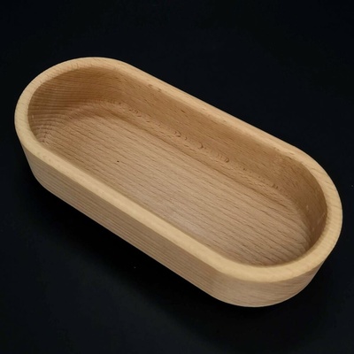 Amadea Dřevěná miska ovál masivní dřevo 18 x 8 x 4,5 cm