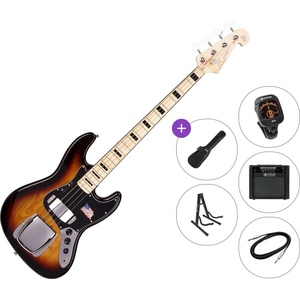 SX SJB75C-3TS Premium SET 3-Tone Sunburst Електрическа бас китара