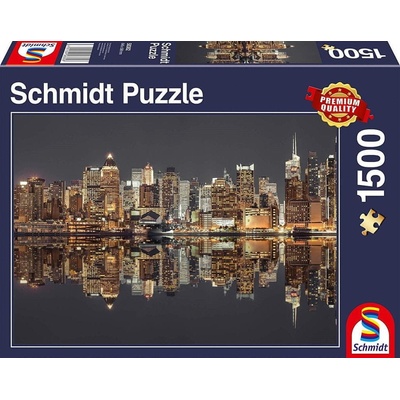 Schmidt Mrakodrapy v nočním New Yorku 1500 dielov