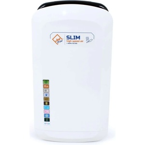 JetDryer - Сешоар за ръце Slim (струен), ABS пластмаса, бял 8596220006349 (8596220006349)