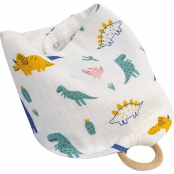 BabyJem Лигавник с дървена халка BabyJem - Dino (678)