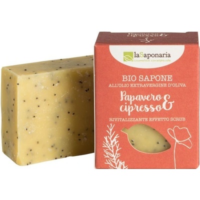 laSaponaria BIO mýdlo Mák a Cypřiš 100 g – Zboží Dáma
