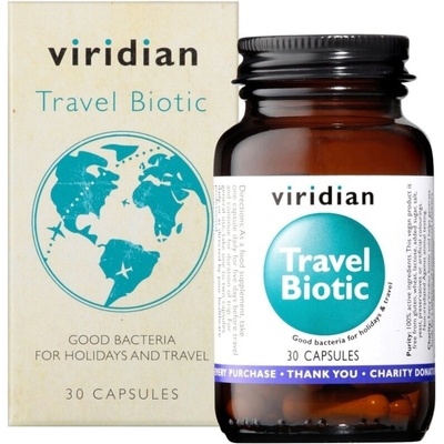 Viridian Travel Biotic 30 kapsúl
