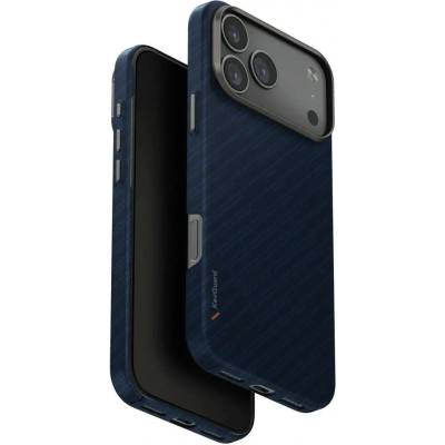 Uniq Keva EDGE Magclick калъф за зареждане за iPhone 17 Pro Max - син (8886463696187)