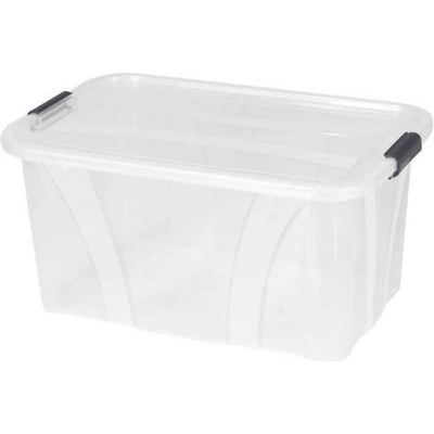 DURAplast Plastový úložný průhledný Master box 14 l