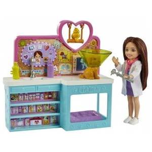 Mattel Playset Barbie Chelsea Veterinary Clinic