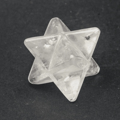 Milujeme Kameny Křišťál - merkaba - tromlovaný kámen cca 3 cm