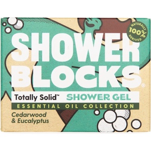 Shower Blocks Solid Shower Gel EO Range - Cedarwood & Eucalyptus Цвят: син