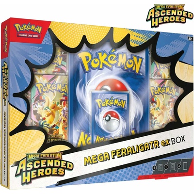 Pokémon TCG Ascended Heroes Mega Feraligatr EX box