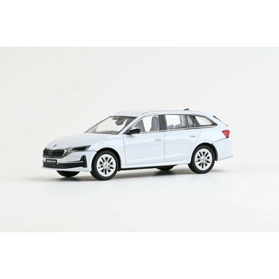 ABREX Škoda Octavia IV Combi 2020 Biela Moon Metalíza 1:43