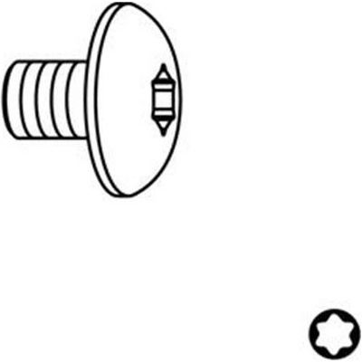 IGM F099-64000 - Náhradní šroub M4x3,5 D9 uchycení na Torx 15