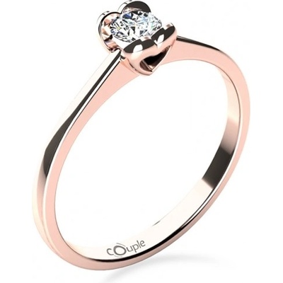 Couple Sophia zásnubní prsten z růžového zlata se zirkonem 6864038 4 1