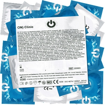 On) ) Bulk-Pack: Clinic, dry condoms without reservoir 100 pcs